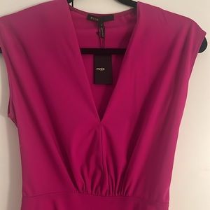 NWT maje purple bodysuit